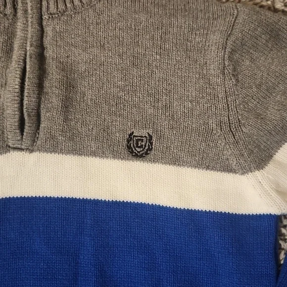 Boys SZ 10/12 CHAPS Quarter Zip Sweater - Picture 4 of 8